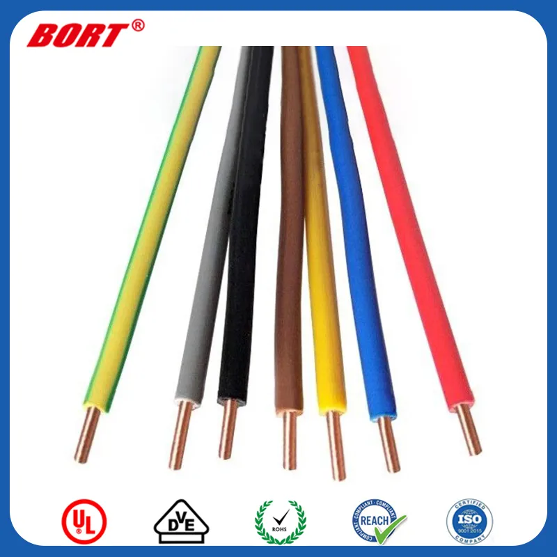 105 Degrees 20AWG 300V PVC Insulation Electric Wire Cable