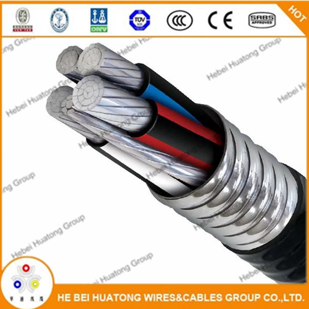 12-2 Metal Clad Cable W/ Ground, Aluminum Armored Solid Copper Conductors. Mc Cable