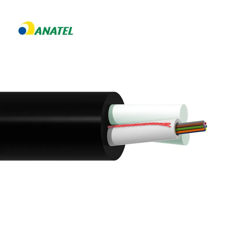 12F ASU80 G652 G657 outdoor optic fiber cable drop