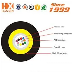 12F ASU80 G652 G657 outdoor optic fiber cable drop