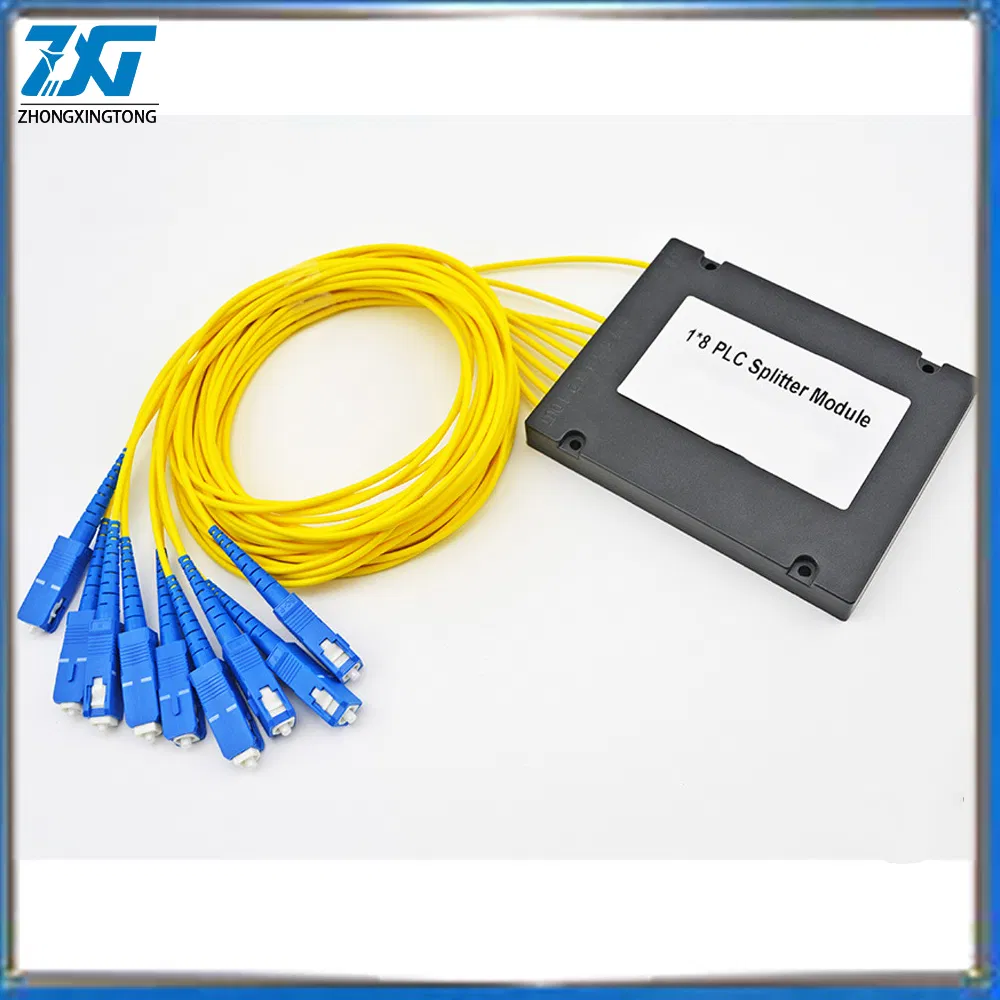 1xn 2xn PLC Splitter Fiber Optic Fbt Copuler Splitter PLC Splitter with Factory Price