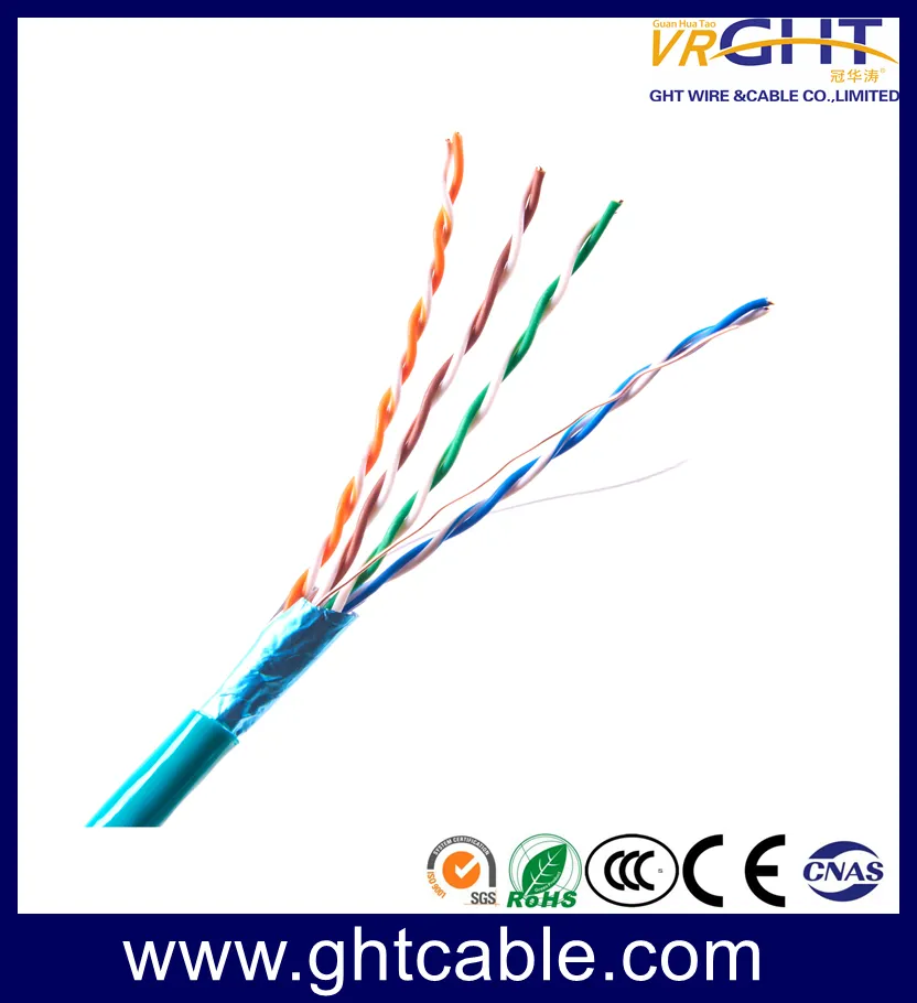 23AWG Bc CCA Indoor FTP Cat6e Network Cable