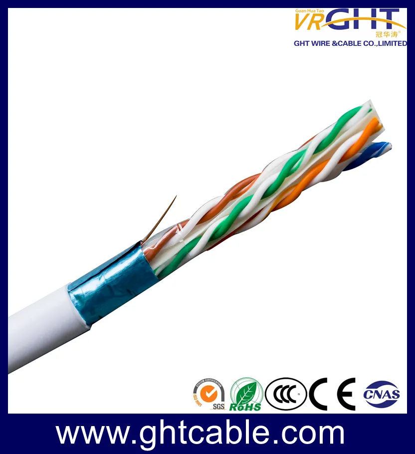 23AWG Bc CCA Indoor FTP Cat6e Network Cable