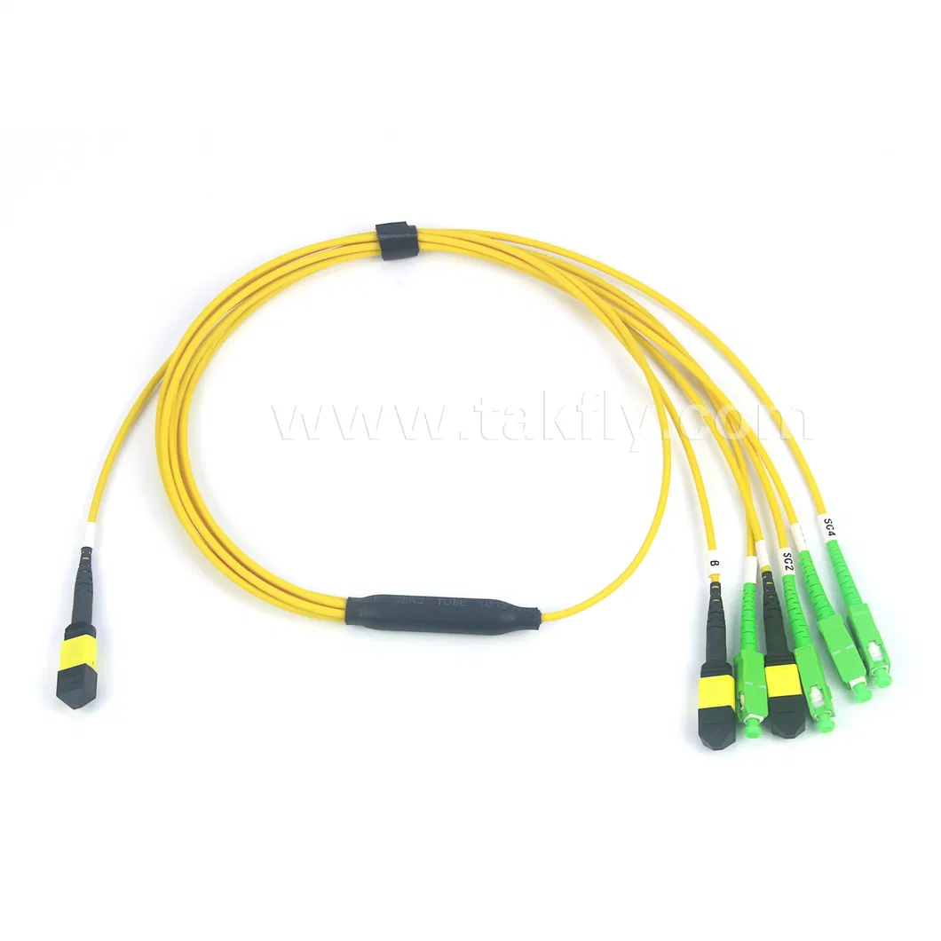 24 Cores MPO to MPO and Sc Hybrid Connector Fanout Cable