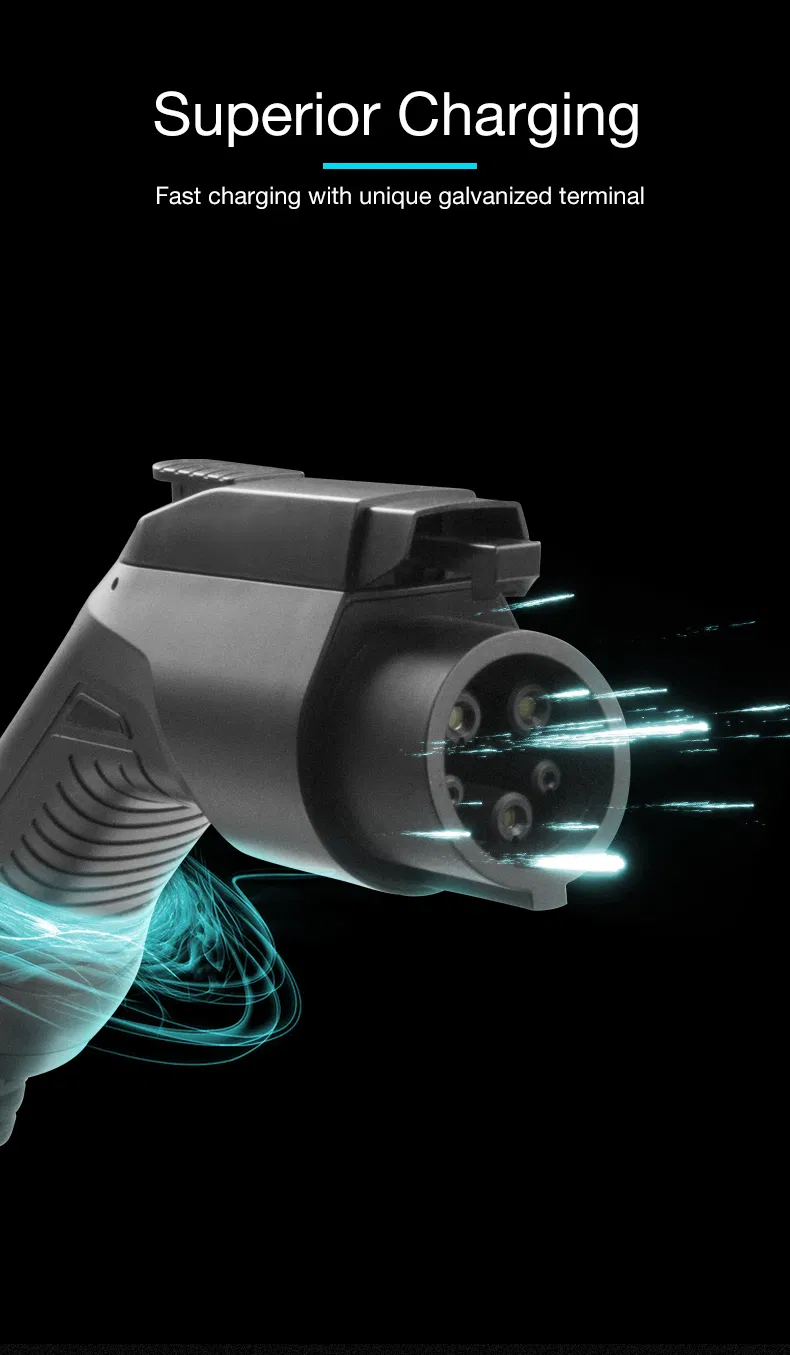 32A 3phase IEC 62196 Type 2 Evse Charging Cable for Renault Zoe