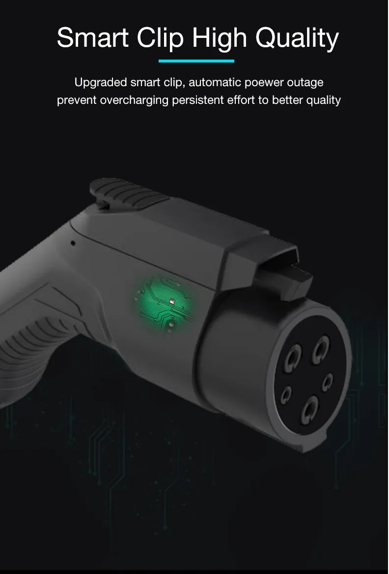 32A 3phase IEC 62196 Type 2 Evse Charging Cable for Renault Zoe