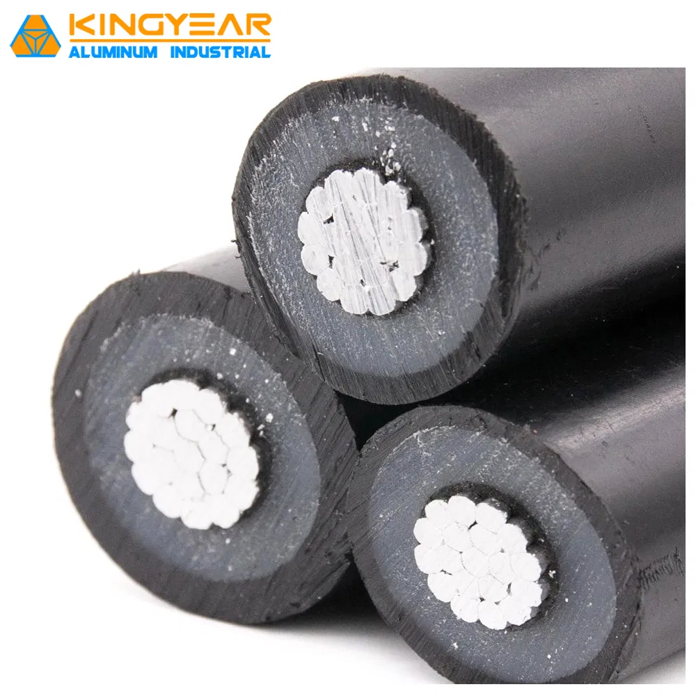 33kv 50mm 150mm 185mm2 and Other Size Aerial ABC Cable Aluminum