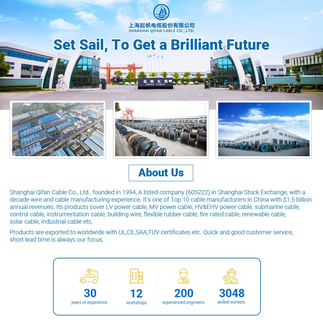 38/66kv 1000mm2 Cu/XLPE/CAS/HDPE (PVC) Single-Core Copper/Aluminum XLPE High Voltage Cable with Aluminium Corrugated Sheath