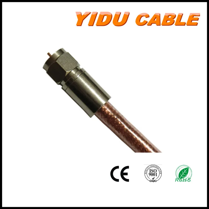 5m 10m 20m 50m 100m Satellite CATV Coaxial Cable 2.5c2V RG6 Coaxial Cable with Connector