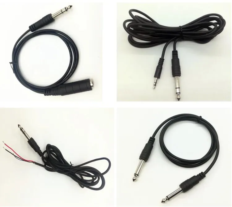 6.35mm Stereo Audio Cable Male to Right-Angle Male XLR Cable