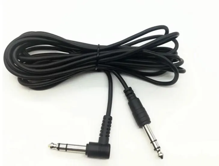 6.35mm Stereo Audio Cable Male to Right-Angle Male XLR Cable