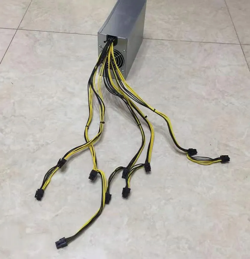 6 Pin Bitmain S9 Power Supply Cable for Antminer Bitcoin Apw3 Apw7 S7 S9 Power Cable for Antminer S9