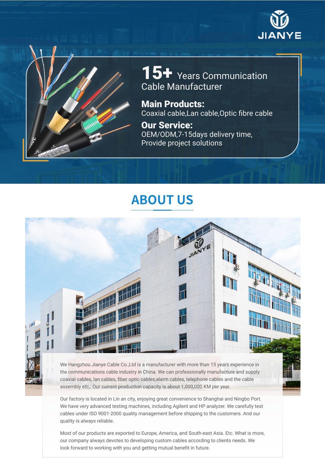 90% Braid CCTV CATV 100m /305m Wood Drum RG6 Communication Atenna Coaixal Cable