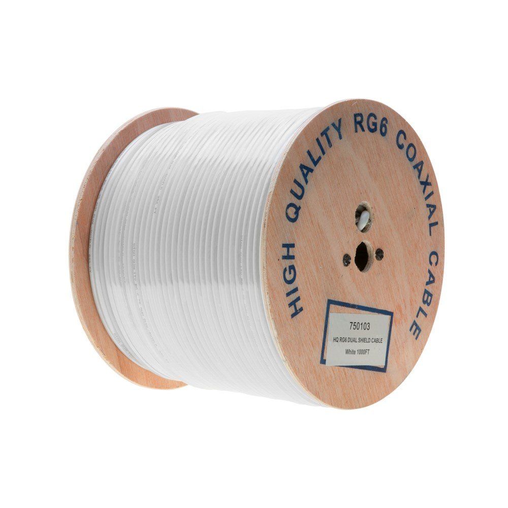 90% Braid CCTV CATV 100m /305m Wood Drum RG6 Communication Atenna Coaixal Cable