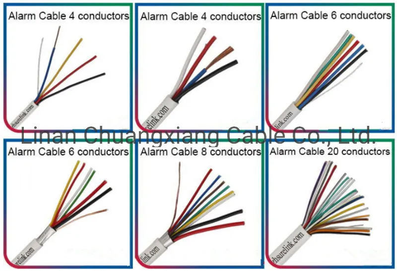 Alarm Cable 4cores Copper Wire Security Alarm Monitor System Communication Cable CPR Approbed Data Cable Fire Alarm Cable