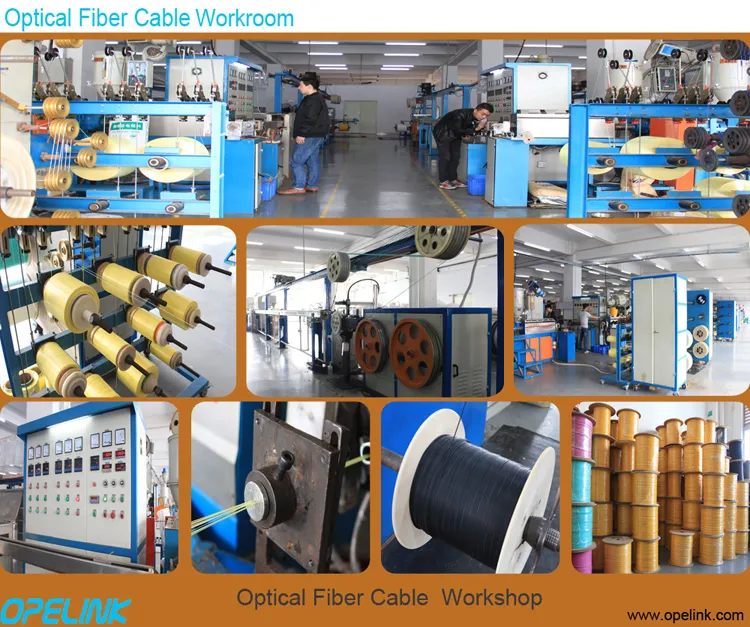 Breakout Optical Fiber Cable 2 4 8 10 24 48 Cores Singlemode Indoor Cabling Fiber Optic Cable, Gjbfjv Multi-Fiber Optical Cable