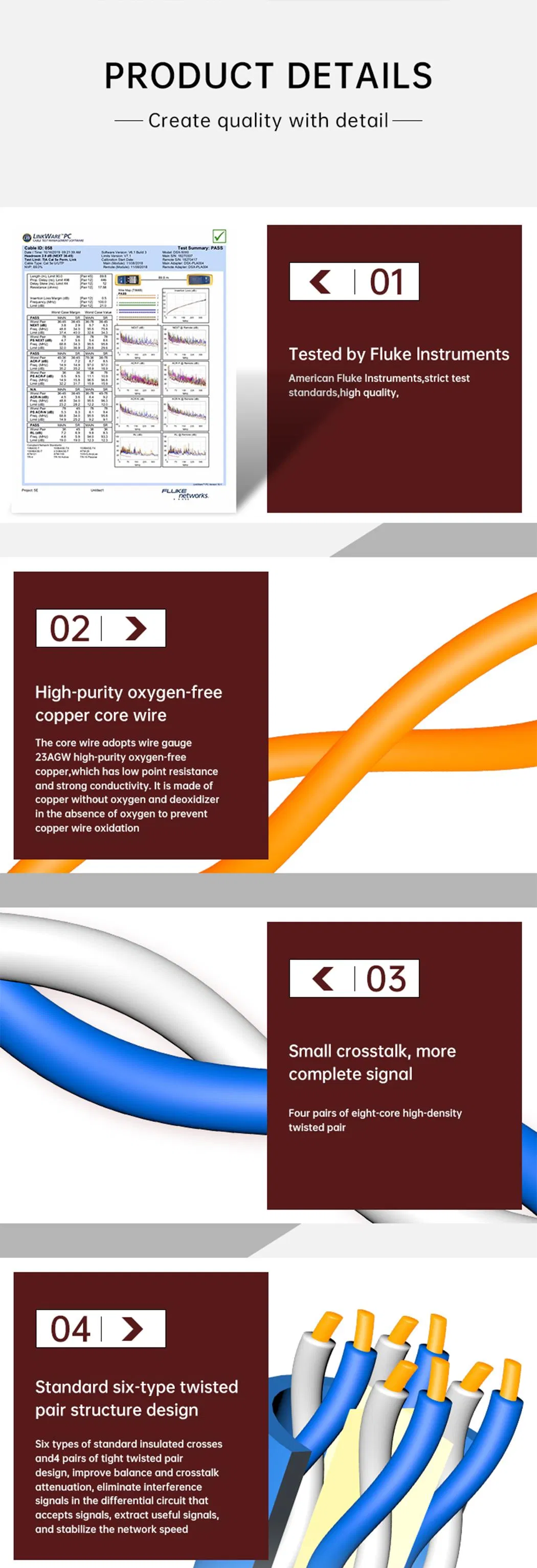 Certifier Network Bulk D-Link Flat Solid Bare Copper Comlink CAT6 Outdoor Cable Cat6e