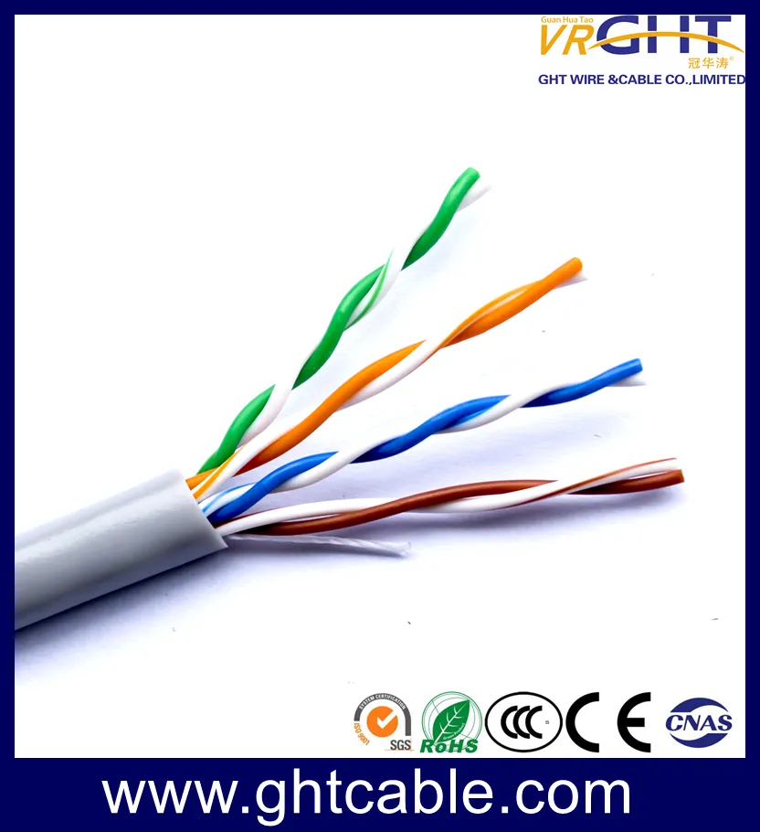 China Hot Sale 26AWG Bc Indoor UTP Cat5e LAN Cable