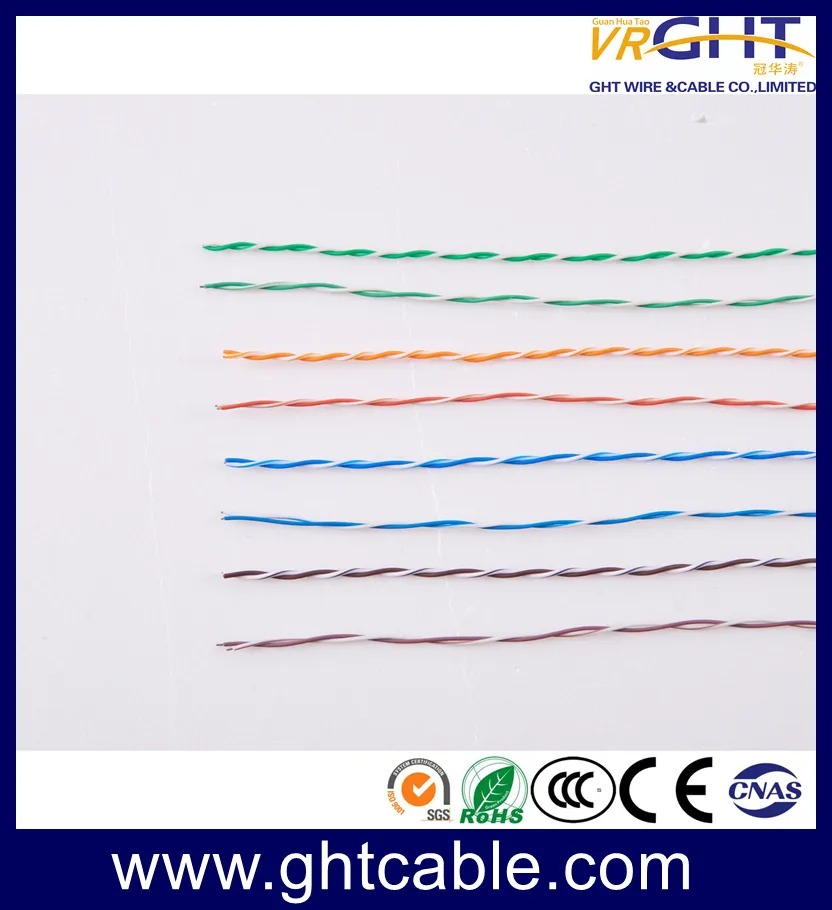 China Hot Sale 26AWG Bc Indoor UTP Cat5e LAN Cable