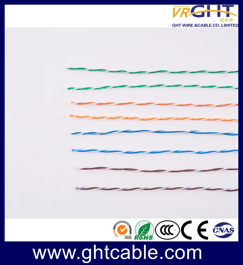 China Hot Sale 26AWG Bc Indoor UTP Cat5e LAN Cable