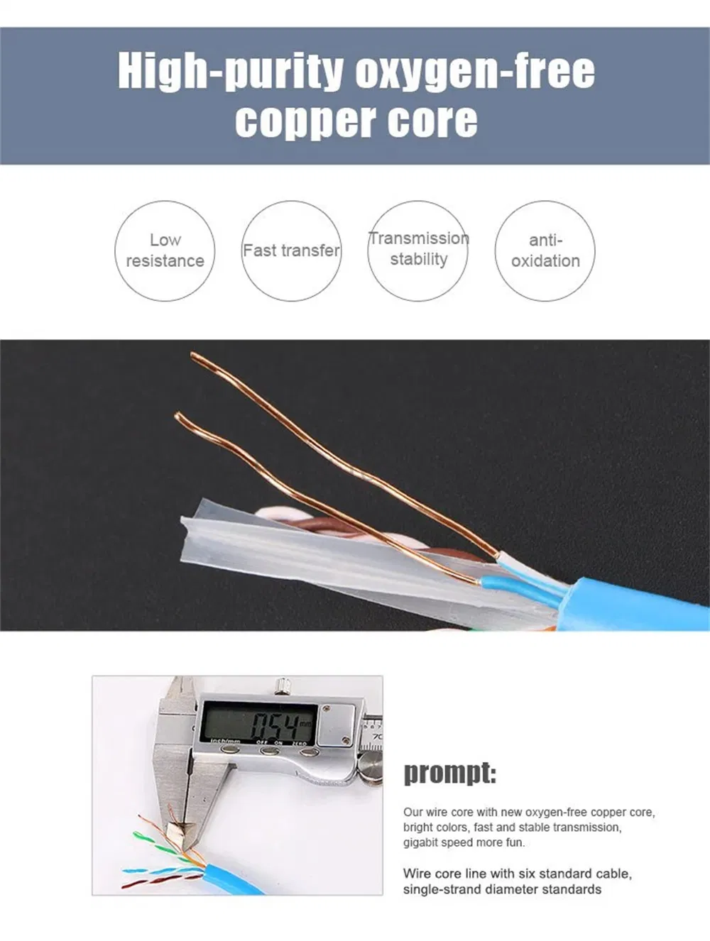China Wholesale Price LAN Network Cable UTP Cat 6 Outdoor Cable Ethernet Cat 6 1000FT