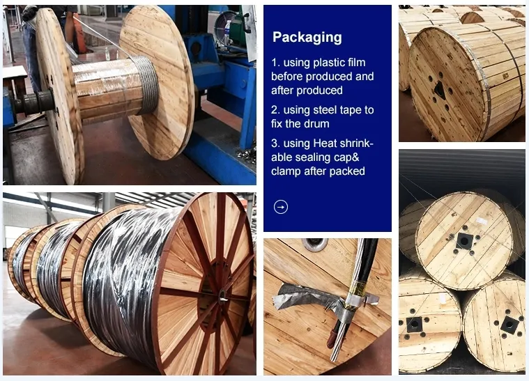 Chinese Manufacture Types of Bare ACSR Teal Rabbit Conductor