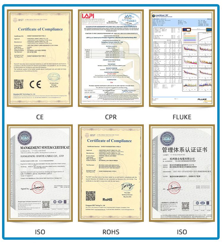 Competitive Price Siamese Kablo Coax Cabo CCTV Factory Supplier Manufacturercoaxial Rg59 RG6 Cable