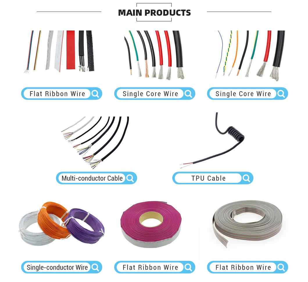 Electric Wire Cable Winding Wire 1007/1015/1061 Hook-up & Lead Insulation Wire with UL/cUL