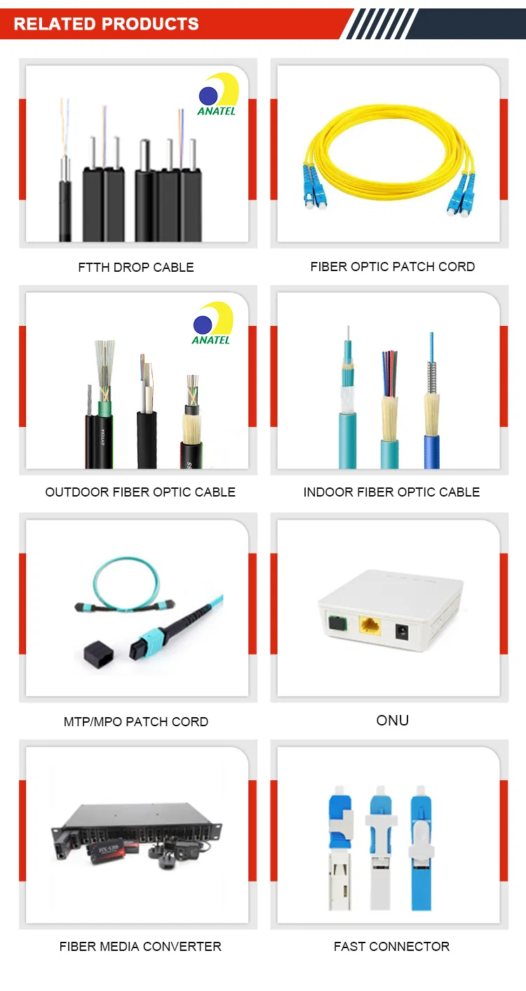 Factory price for drop cable 1FO g657a2 fibra optica cable anatel certificate