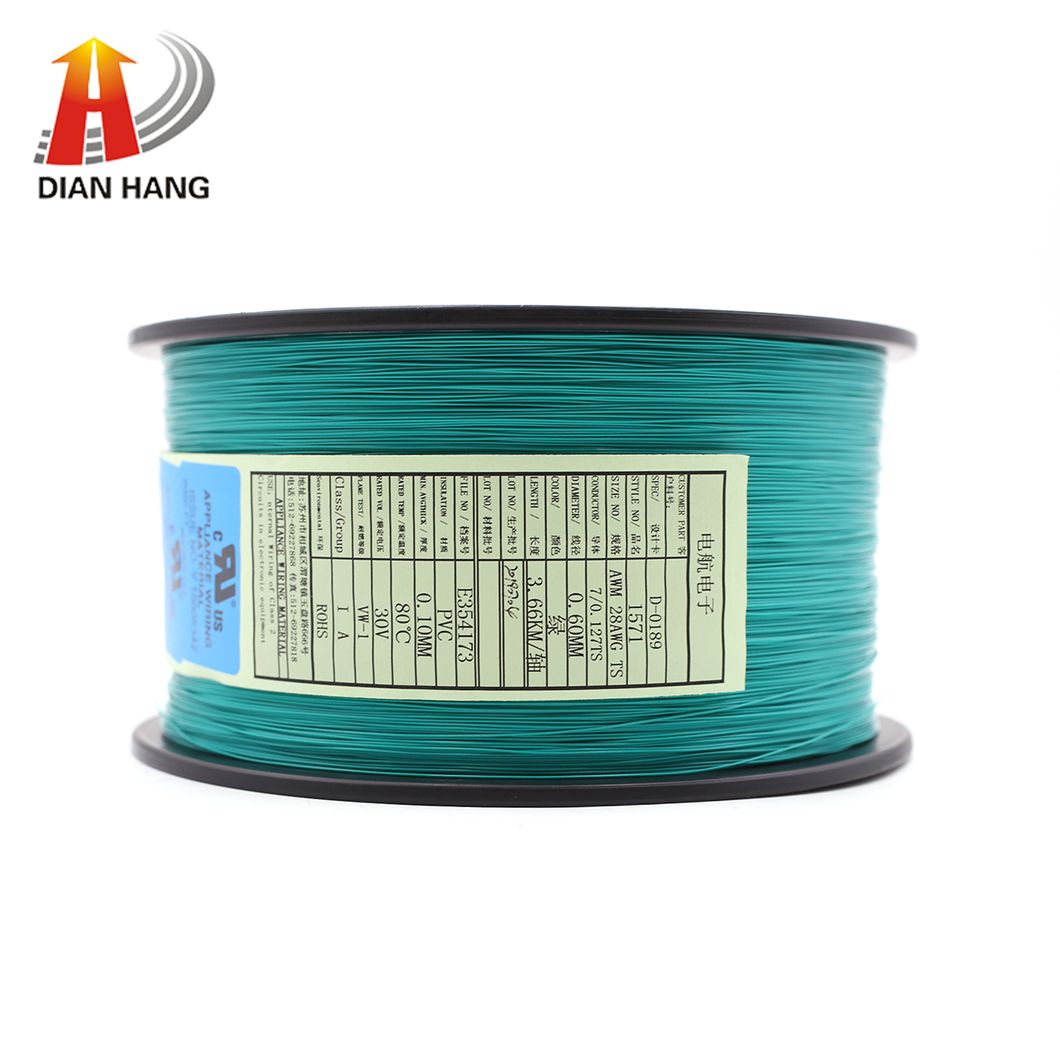 Factory Supply UL 1571 Insulated Electronic Wire Cable PVC Inner Wiring PVC Insulated Control Electrical Copper Thinned Cable