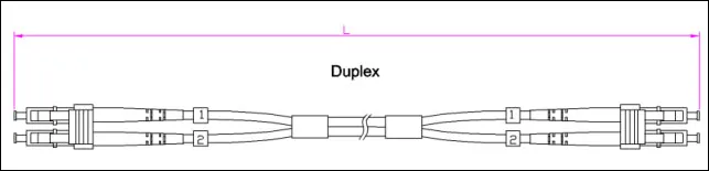 FC/LC-APC/Upc Dx Fiber Optic Patch Cord Sm/mm Patch Cable