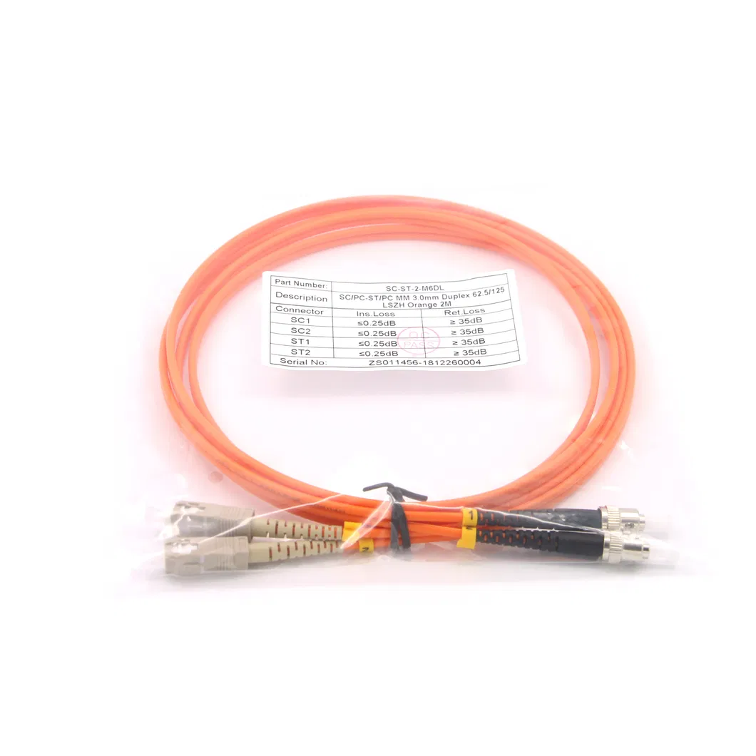 Fiber Optics Patch Lead Cables