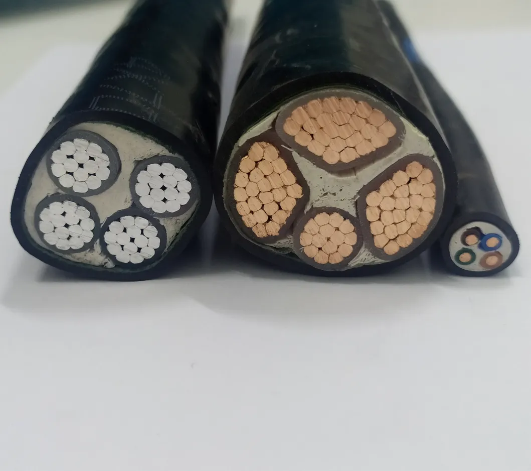 Fire Retardant XLPE Insualted PVC PE Sheathed Copper Aluminum Conductor Low Medium High Voltage Power Cable 600V~1000V Electric Wire