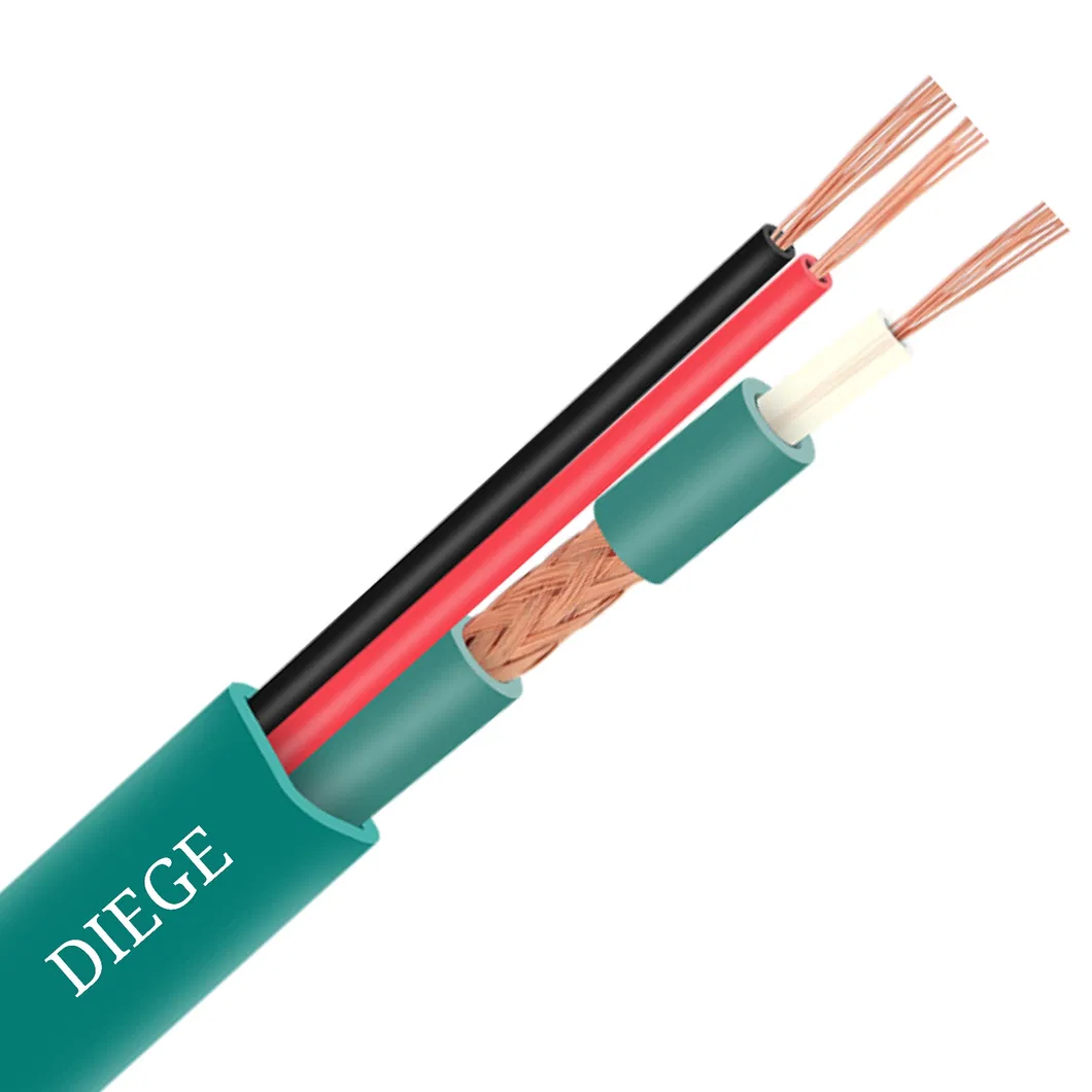 French Morocco Standard CCTV Camera Kx6/Kx7 Coaxial Cable Kx7 with Power Cable