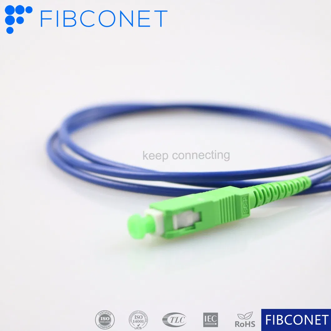 FTTH Fiber Optic Patch Cord 3.0 mm Sc APC Fiber Optic Patchcord/Jumper