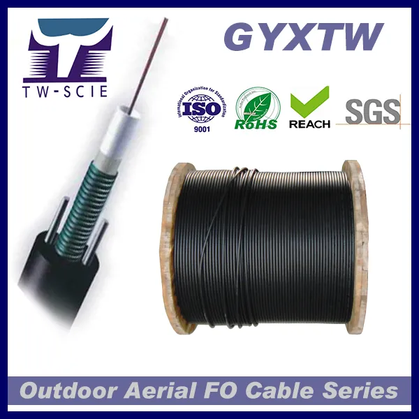 GYXTW53 Outdoor G. 652D 6 Core/12 Core/24 Core Optical Fiber Cable