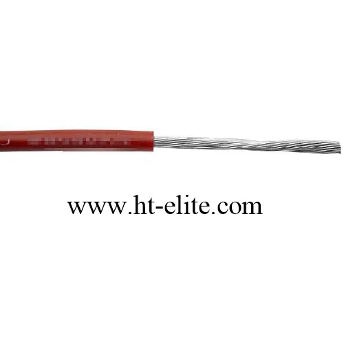 Heat Resistant Electrical Silicone Rubber Coated Cable Wire