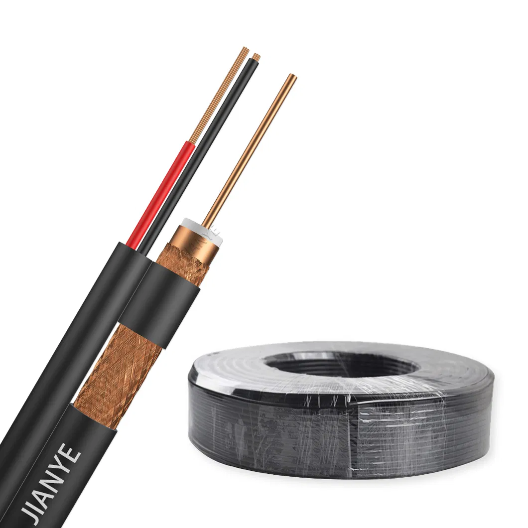 High Quality Rg59 2c /RG6 CCTV Cable 75ohm 305m 1000FT Security Camera Coaxial Cable for Communication