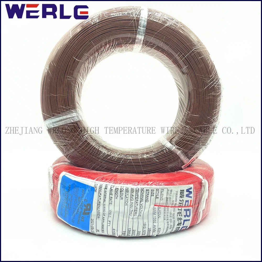 High Temperature Single Core PVC Coated Copper Electric Power Cable Flexible Wire 300V