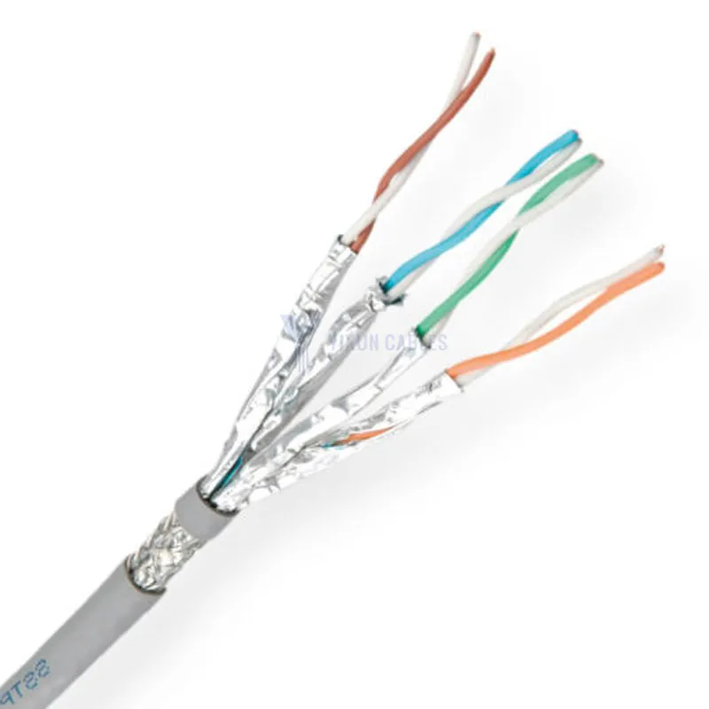 Hot Selling Solid Bare Copper Conductor SFTP CAT6A ETL/UL/Cmx/Cm/Cmr Approved