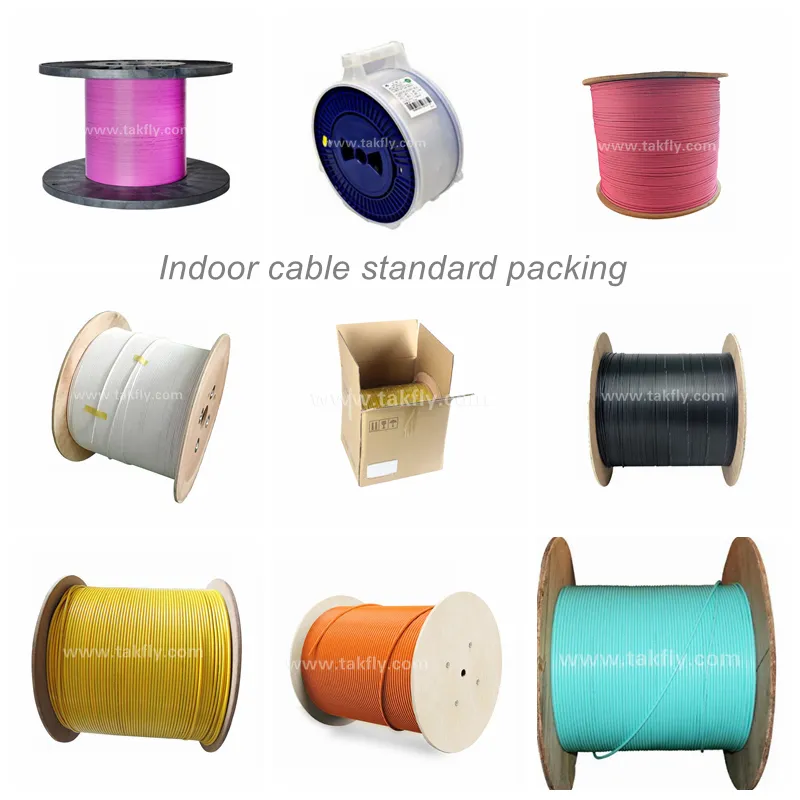 Indoor 62.5/125 Multimode Duplex Figure 8 Structure Fiber Optic Cable