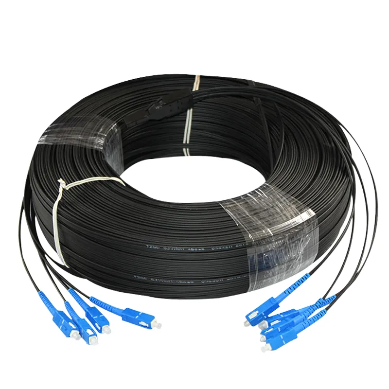 Indoor Outdoor G. 657A2 LSZH Single Mode Anatel Fiber Optic Drop FTTH Cable