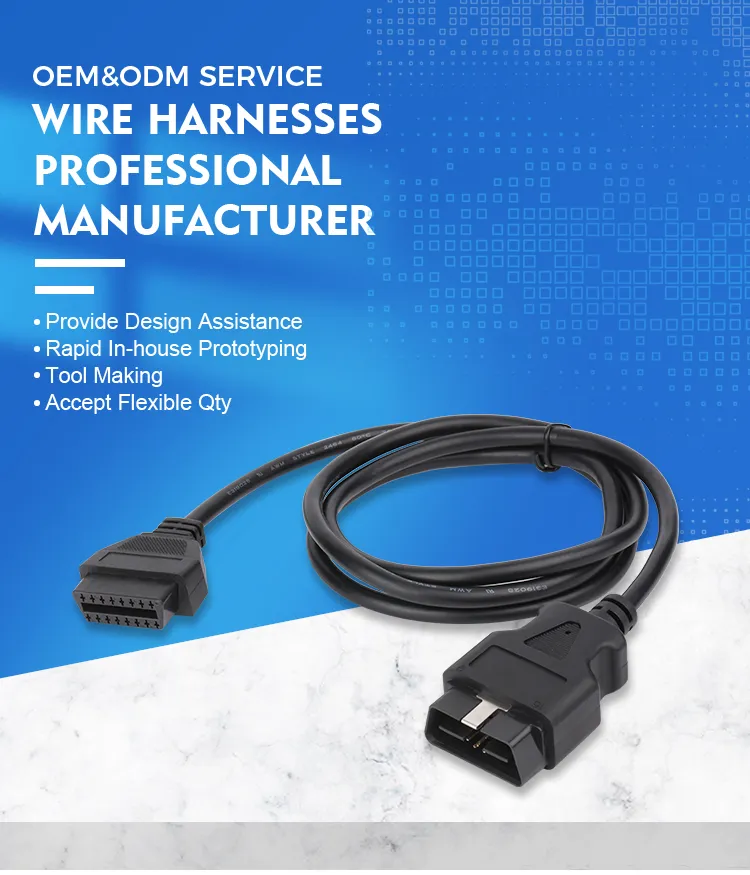 J1939 9-Pintype1male Totype 1 Screw Female Blackwithd-Sub15-Pincable