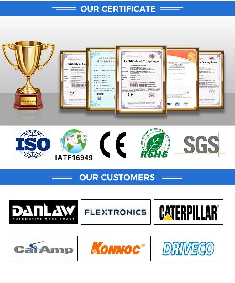 J1939 9-Pintype1male Totype 1 Screw Female Blackwithd-Sub15-Pincable