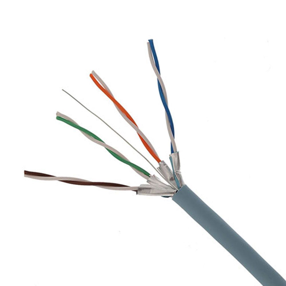 Low Price Fire Resistant 23AWG Solid Bc Conductor FTP CAT6A ETL/UL/Cmx/Cm/Cmr Approved