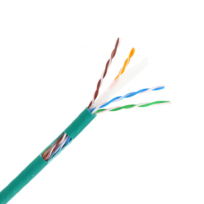 Manufacturer 305m CAT6 UTP Network Cable Price Low Indoor /Outdoor Fluk E Pass 4pr 23 AWG Rollo De Cable UTP FTP SFTP CAT6 CAT6A Cable