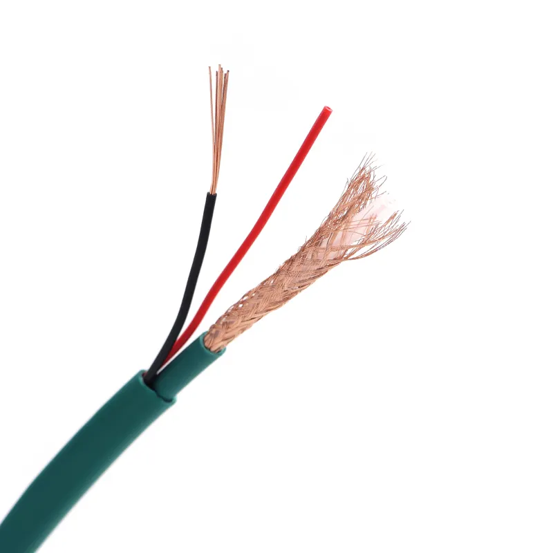 Morocco Algeria Market CCTV Monitoring Kx6/ Kx7 7*0.20 Pure Copper 2 DC Power Siamese Coaxial Cable with Power