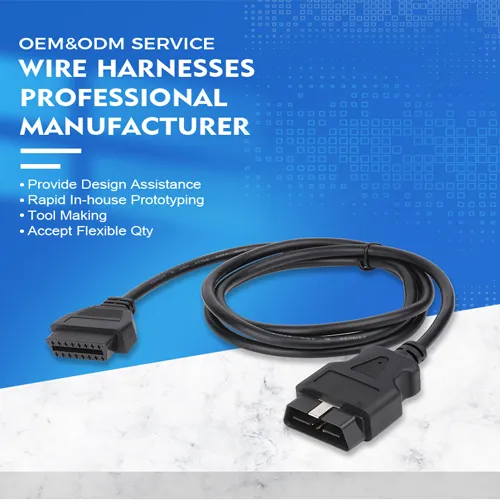 Obdii 16pin Male to Molex 6p with Mini Connector