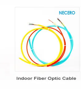 Outdoor Coaxial Single Mode Direct Burial Fiber Optic Cable 24 32 36 48 Core GYTA53 by 20 Years Factory Necero
