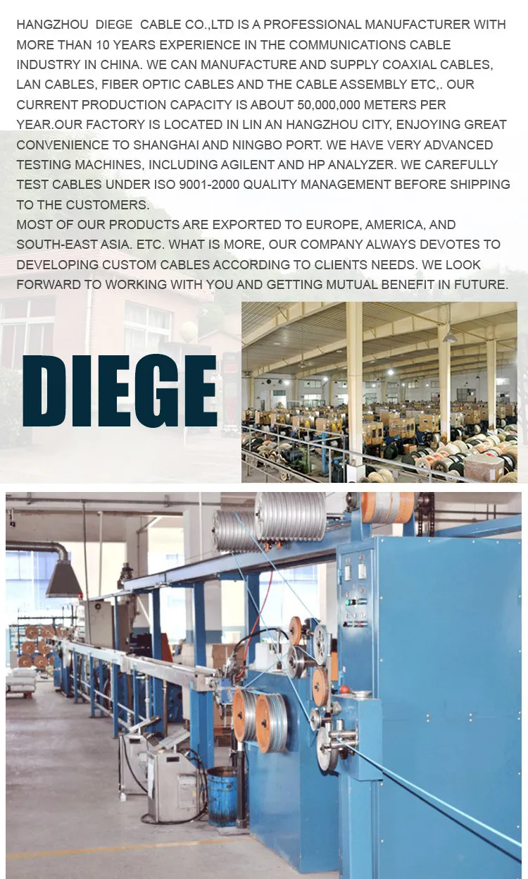 Outdoor Waterproof Armoured FTTH Drop Cable 2fo F657A LSZH Jacket Drop Cable FTTH